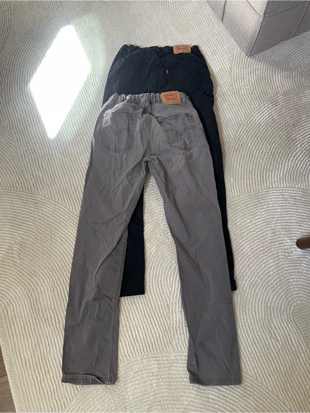 Levi's Men's Chinos in Gray and Black - Straight Fit 30x32